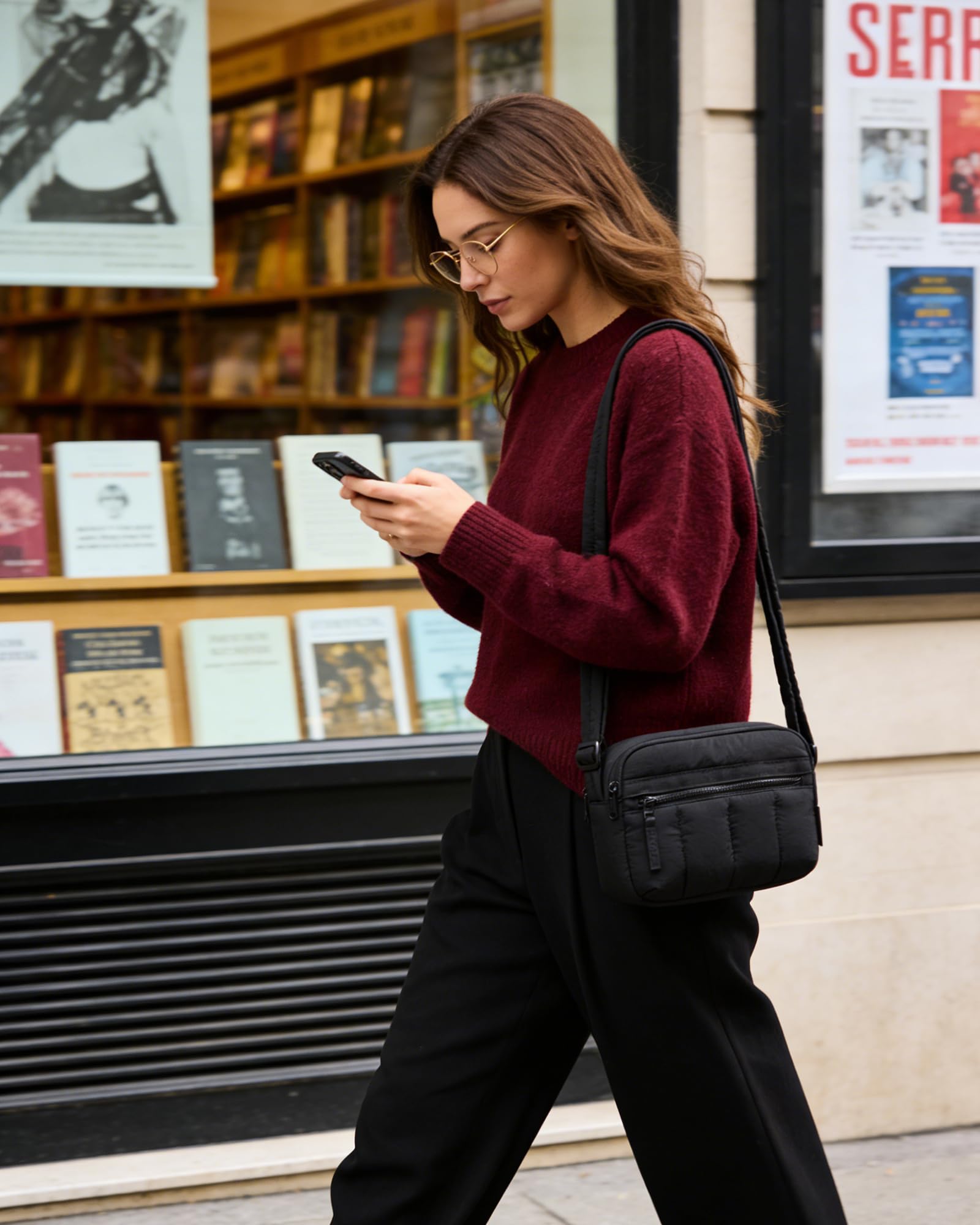 【NEW IN】BAGSMART Small Quilted Crossbody Bags for Women Lightweight Mini Crossbody Purses Tote Handbags for Daily Use Travel