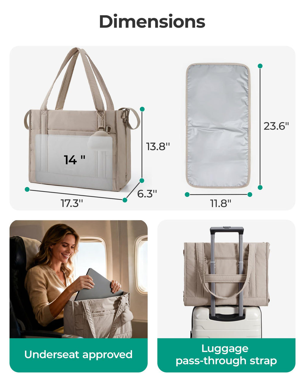 BAGSMART Crush Bow Diaper Bag Tote Large Waterproof Puffer Travel Tote with Changing Pad for Babies 0-14 Months TikTokShopJumpstartSale